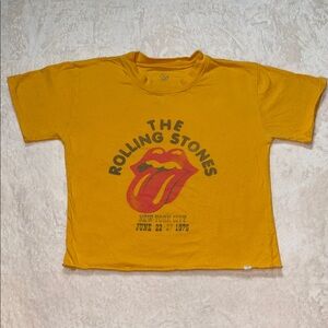 The Rolling Stones Youth XL 14/16 Nordstrom Treasure & Bond T-Shirt Yellow Agate